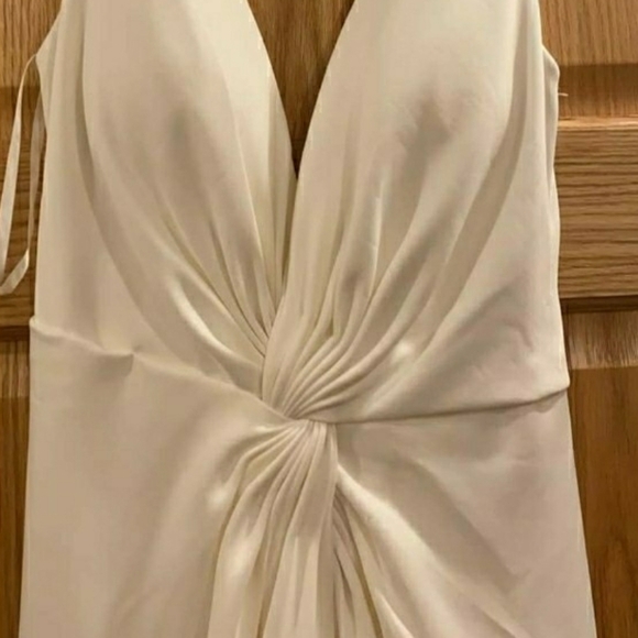 Jovani V-Neck Knotted Sleeveless Mermaid Gown - Picture 16 of 16